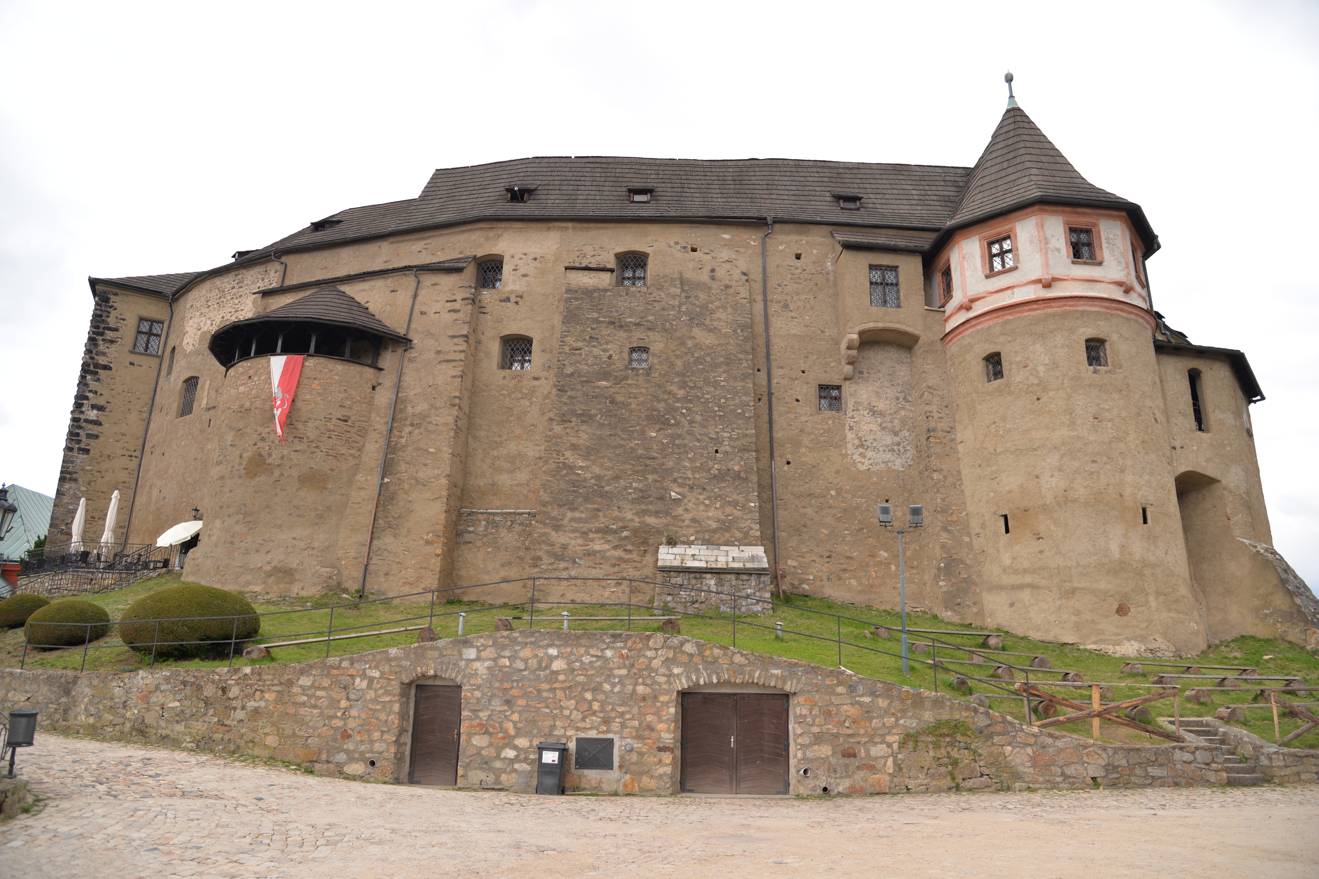 Loket Burg Rückansicht Kirchmayer