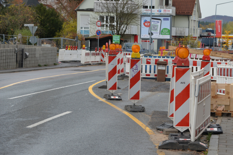 Baustelle Hersbrucker Straße ohne BuZi