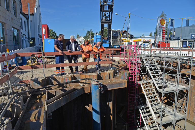 Baustelle Kanal Hersbrucker Straße Foto Kirchmayer