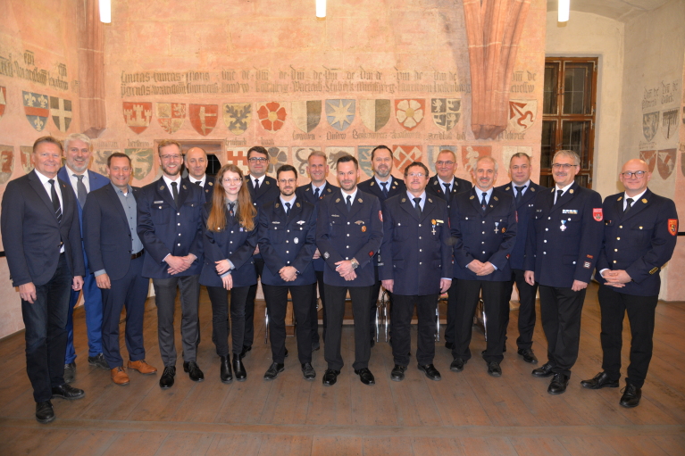 Feuerwehrehrung Wenzelburg Kirchmayer