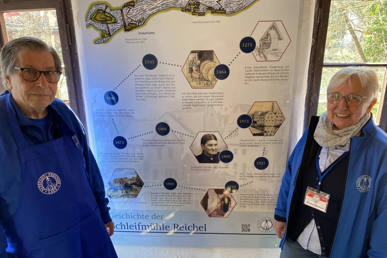 Schleifmühle Schautafel Foto Kirchmayer