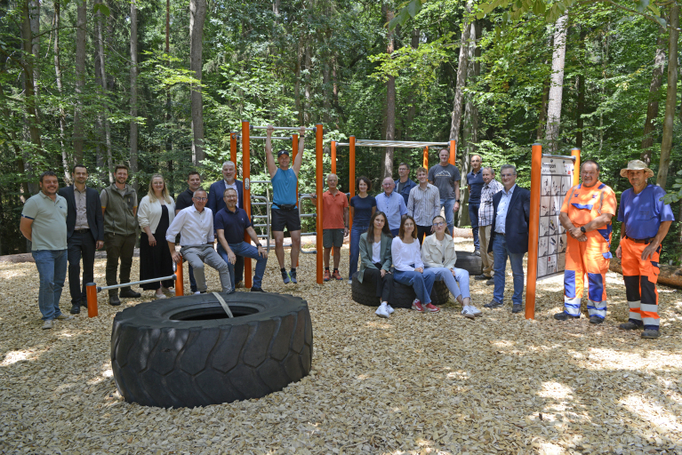 Trimmpark Einweihung Foto Kirchmayer