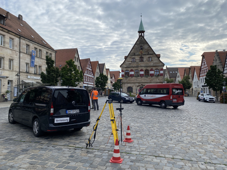 Vermessung Marktplatz Kirchmayer