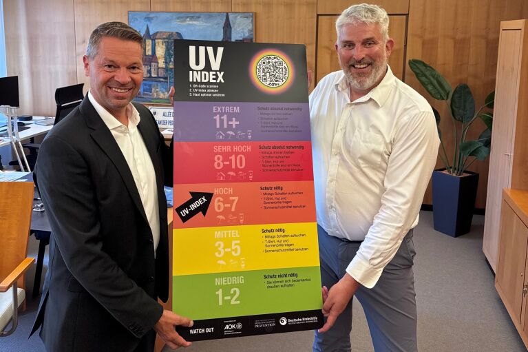 UV Index Tafeln Lauf