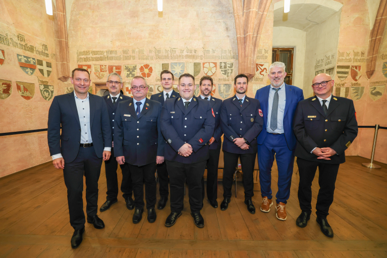 Laufer FFW-Ehrungen 15 Jahre©Daniel Decombe. 0Y6A6779