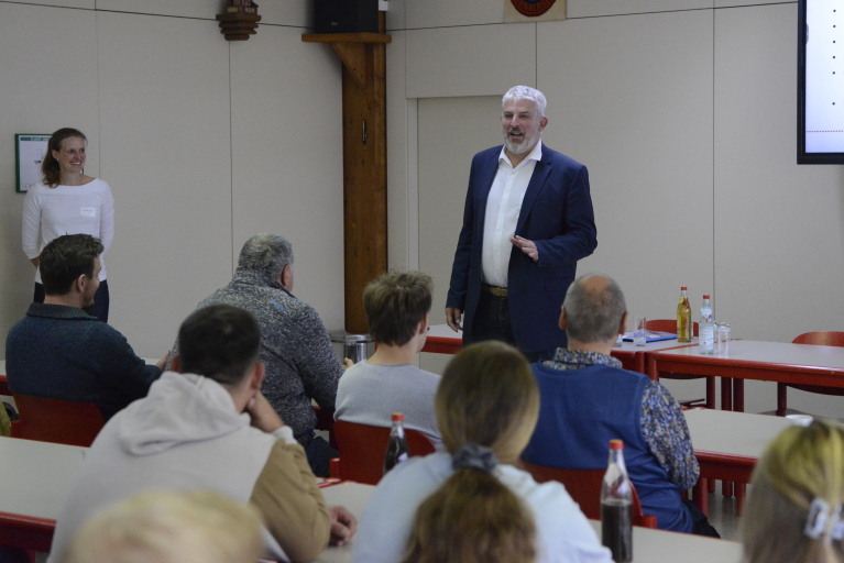 Mitarbeiter Begrüßung Foto Kirchmayer