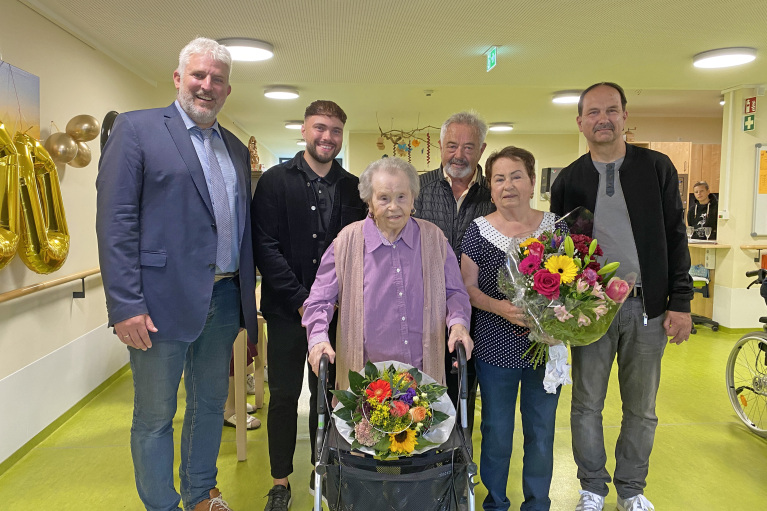 100. Geburtstag Hildegard Bräunlein Foto Kirchmayer