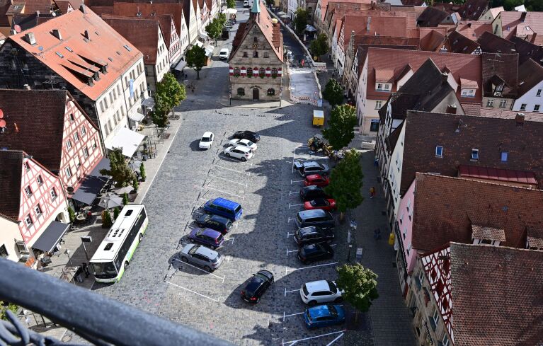 Testphase Oberer Marktplatz