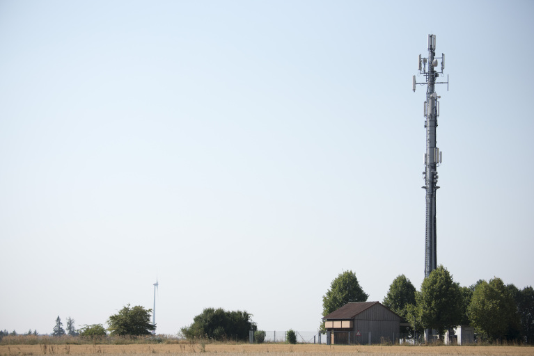 Deutsche Funkturm Schleuderbetonmast