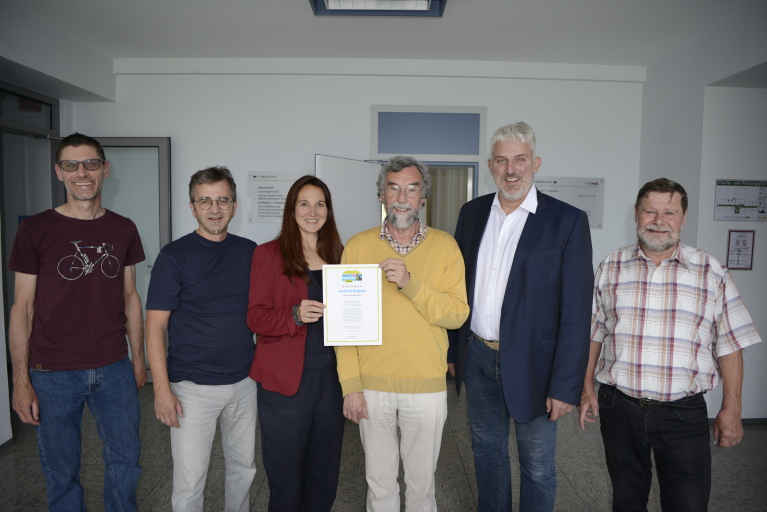 Steuerungsgruppe Fairtrade Urkunde Foto Kirchmayer