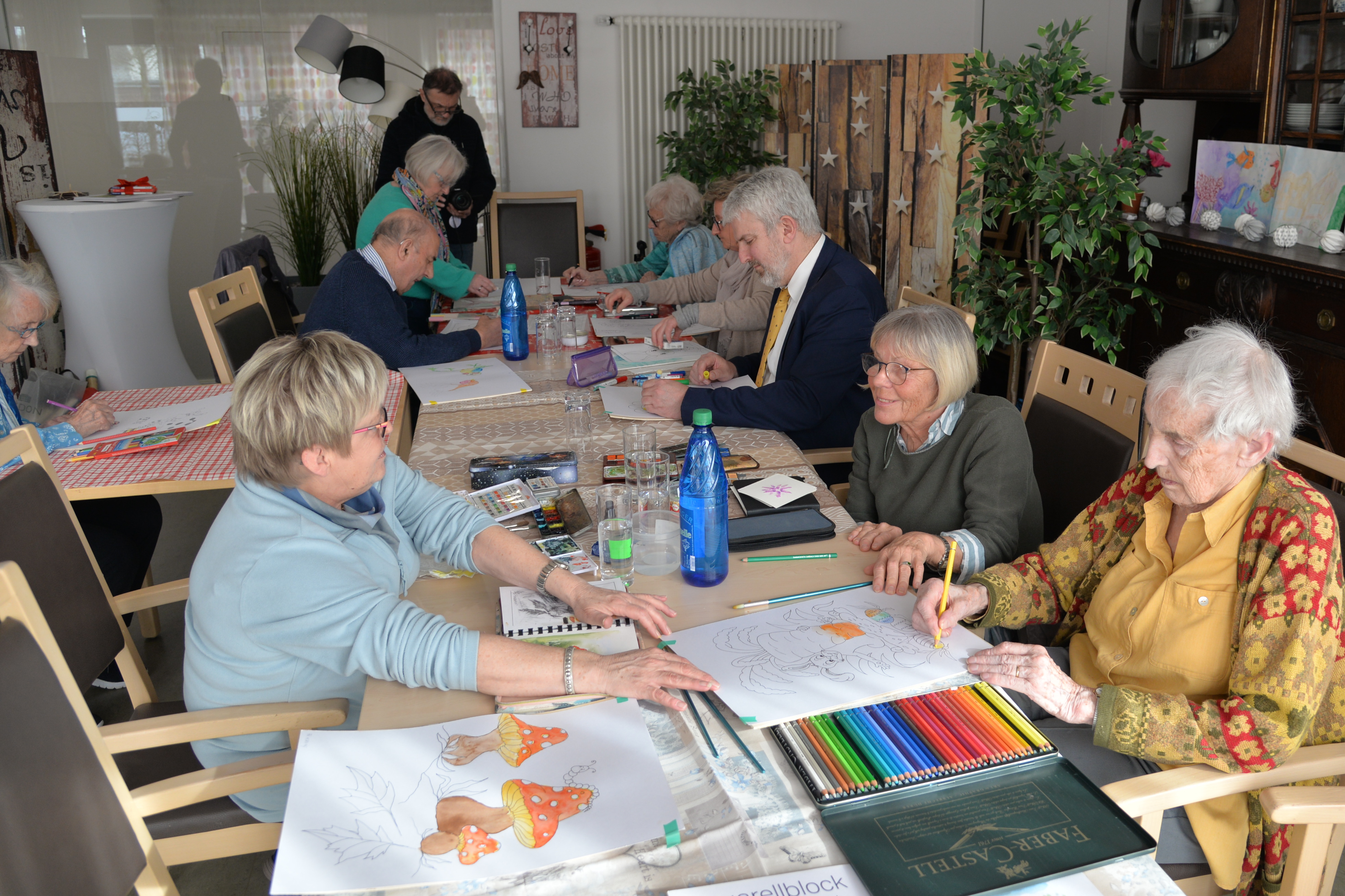 Malen mit Senioren Keßler-Stift Kirchmayer