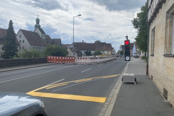 Straßensperrung Saarstraße Kirchmayer