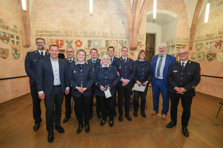 Feuerwehr Ehrung 2025 25 Jahre