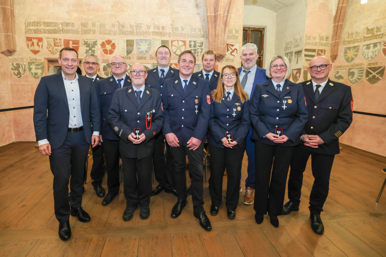 Feuerwehr Ehrungen 2025 40 Jahre
