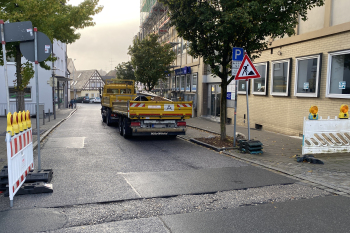 Bahnhofstraße Baustelle Foto Kirchmayer