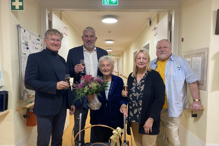 Elisabeth Provaznik 101. Geburtstag Foto Kirchmayer