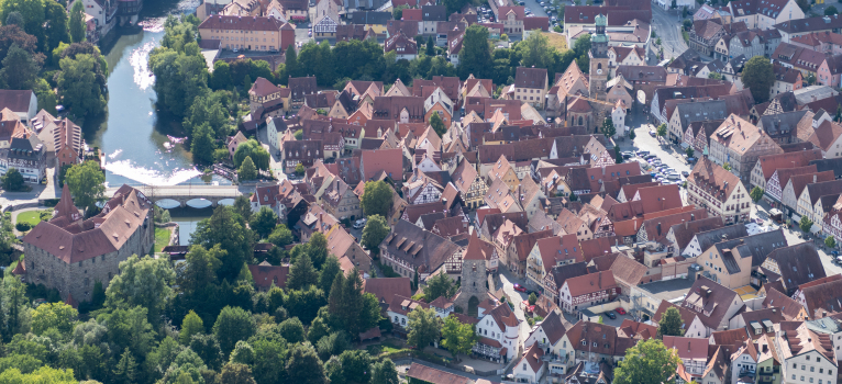 Altstadt Luftbild Harries breit