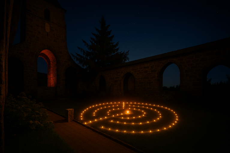 Lichterlabyrinth Leonard lauf