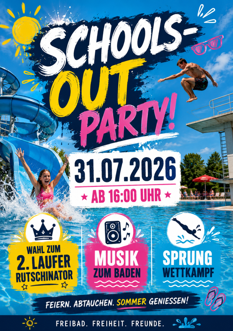Plakat School Out 2026 Plakat School Out 2026