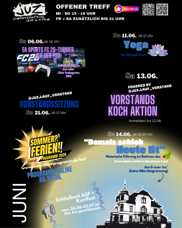Monatsprogramm Juni
