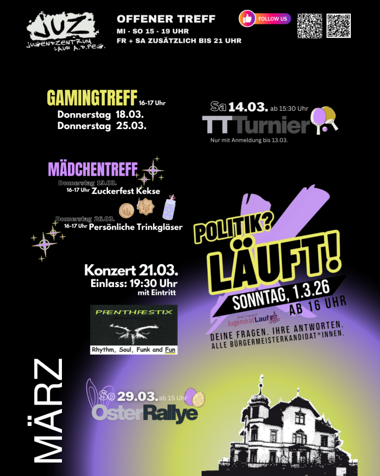 Monatsprogramm Juz März
