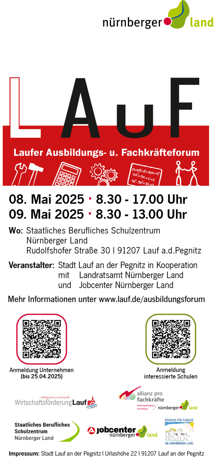 Ausbildungsforum 2025 Flyer